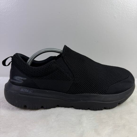 Skechers Go Walk Evolution Ultra Impeccable Black Men’s Size 9.5 - Picture 1 of 10